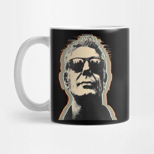 Retro Anthony Bourdain Mug